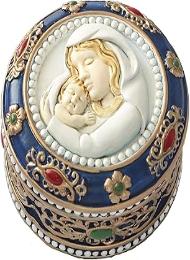 Madonna and Child Rosary Trinket Box